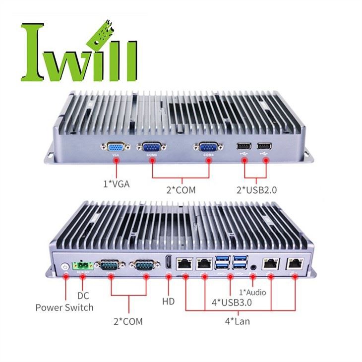 Intel 8th Gen I5/i7 Fanless Industrial PC